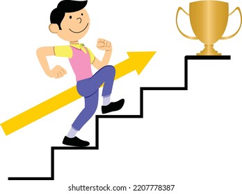 Go to the top to be a champion