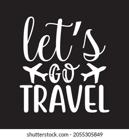 let’s go travel camping vector file