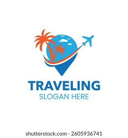 Go Travel Logo Vector Image
