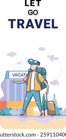 Let’s Go Travel - Modern Travel Illustration
This fresh and engaging travel-themed illustration is perfect for promoting travel experiences. 