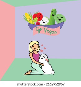 Go Vegan Loving Lamb House