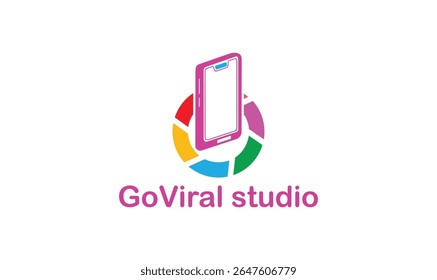 Vá ao design do logotipo do Viral Studio