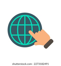 Ir al icono web. inicio de sesión para concepto móvil y diseño web. ilustración vectorial