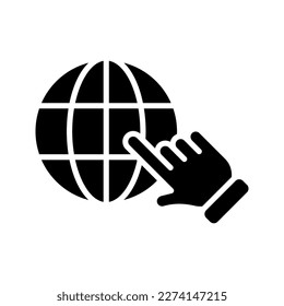 Go to web icon. sign for mobile concept and web design. vector illustration