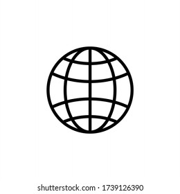 Öffnen Sie die Vektor-Vektor-Vektor-Darstellung des Websymbols