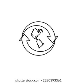 Go to web Icon in trendy flat style isolated on grey background. Website pictogram. Internet symbol for your web site design, logo, app, UI. Vector illustration, EPS10.