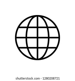 Go to web Icon. Web icon vector. Web icon page symbol for your web design. Internet world vector