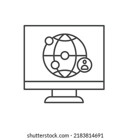 Gehen Sie zu Web-Symbolsymbolelementen für Vektorelemente für Infografiken
