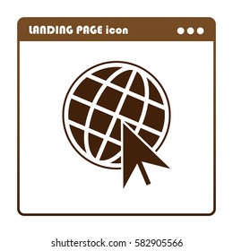 Go To Web , internet, icon for the landing page