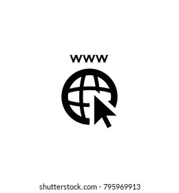 Go to web or site icon