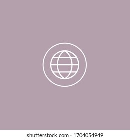 Go to web symbol icon vector illustration. Internet line vector design.