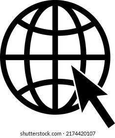 Go to web symbol icon vector illustration on white background1.eps
