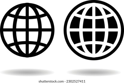 Gehen Sie zu einer Vektorgrafik mit Websymbol