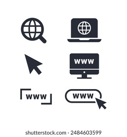 Go to web symbol icon vector illustration