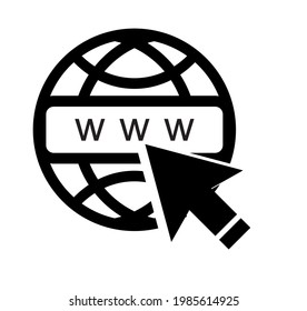 Go Web Www Symbol Icon Vector Stock Vector (Royalty Free) 1985614925 ...