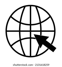 Ir a la plantilla de logotipo del vector del icono del sitio web.