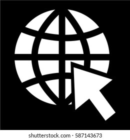 Go to website Internet icon