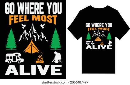 GO WHERE YOU FEEL MOST ALIVE