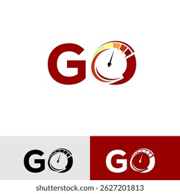 GO Wordmark Speed Performance Logo