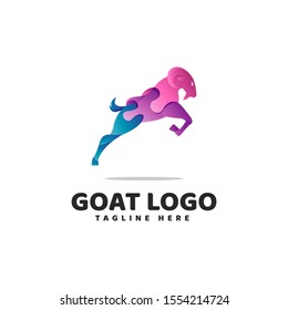 Goad Gradient Modern Logo Vector Icon Illustration