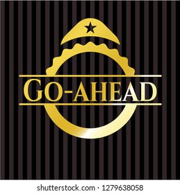 Go-ahead gold emblem