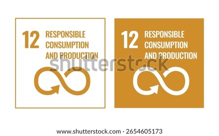 Goal 12 Responsible Consumption SDGs square icon