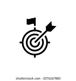 GOAL ACHIEVE icon in vector. Logotype