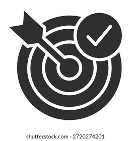 Coleção de Vetores Únicos de Ícone de Meta Atingida