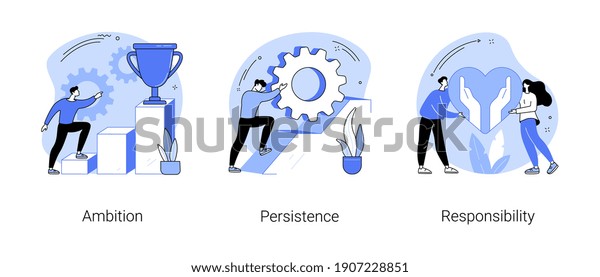 Goal Achievement Abstract Concept Vector Illustration Stock Vector ...