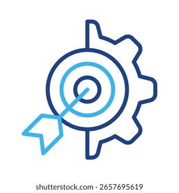 Elemento de icono de logro de objetivos para diseño