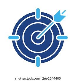Elemento de icono de logro de objetivos para diseño