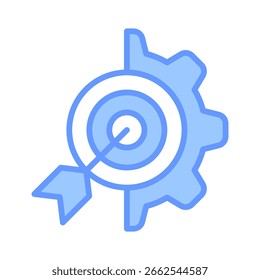 Elemento de icono de logro de objetivos para diseño