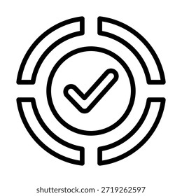 Elemento de icono de logro de objetivos para diseño