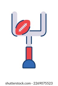 goal american football icon isolated