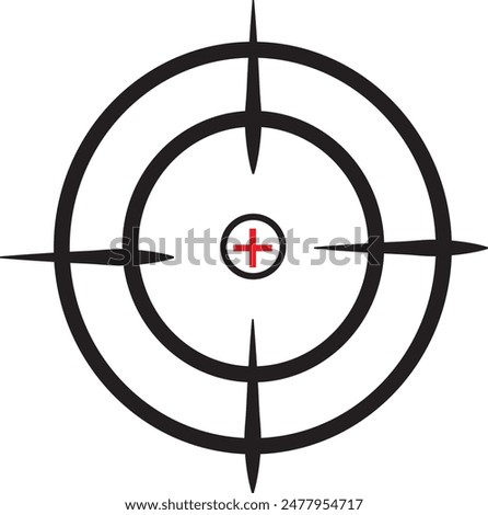 Goal area icon art design eps 10