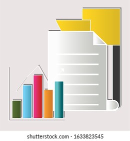 Goal business concept. Creative idea design. Flat vector illustration for template, brochure or presentation.