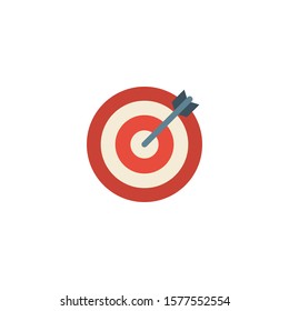 goal creative icon. flat illustration. From Success icons collection. Isolated goal sign on white background