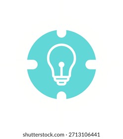 Icono gráfico del Vector creativo de la meta