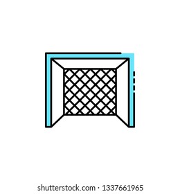 Goal, door, soccer door, sport icon. Element of color sport icon. Premium quality graphic design icon. Signs and symbols collection icon for websites, web design, mobile app