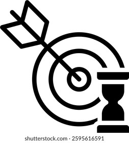 Goal Expiry Icon Element For Design And Vector