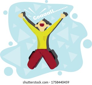 Goal Expression men. good for your image needs