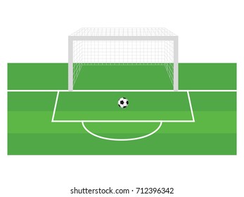 Goal football vector