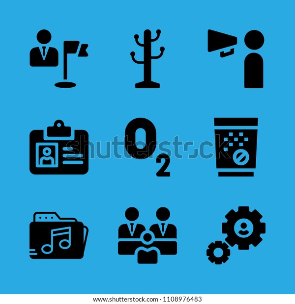 Goal Group Tablets Id Card Settings Stock Vector (Royalty Free