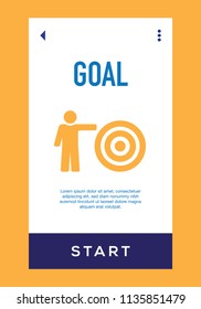 Goal Icon Concept
