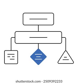 Diseño de Icono de Objetivo. Representa El Establecimiento De Objetivos, La Planificación Estratégica, La Eficiencia, La Gestión De Proyectos. Icono de Vector con trazo editable.