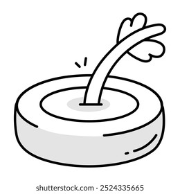  Zielsymbol im Zeichenstil

