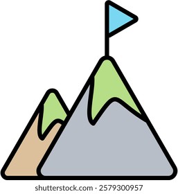 Goal Icon Element For Design