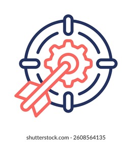 Goal Icon Element for Design