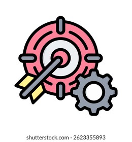 Ziel-Symbol-Element für Design
