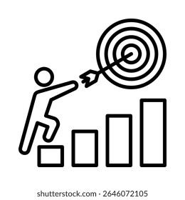 Goal Icon Element for Design
